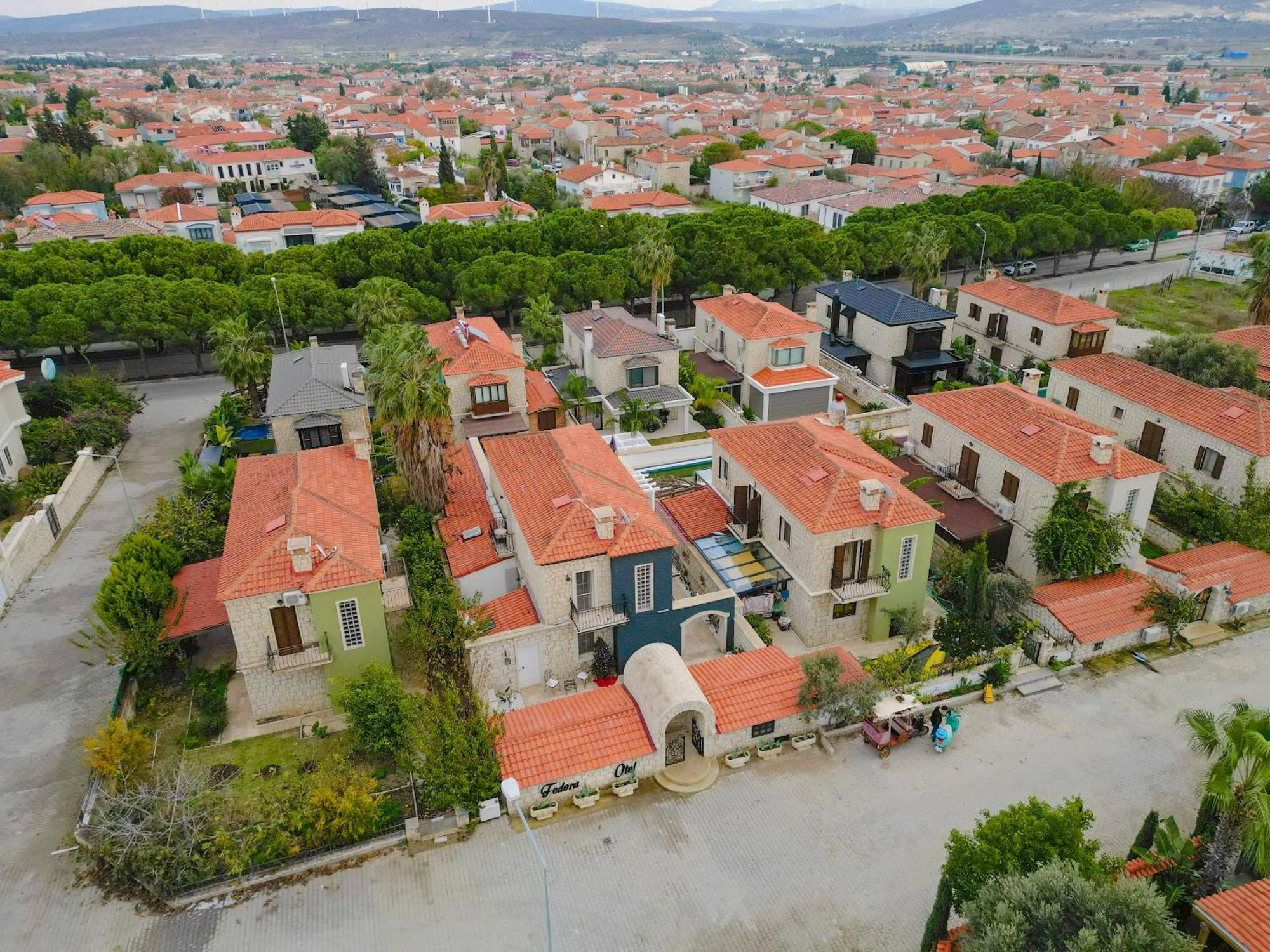 Fedora Otel Alacatı Bagian luar foto